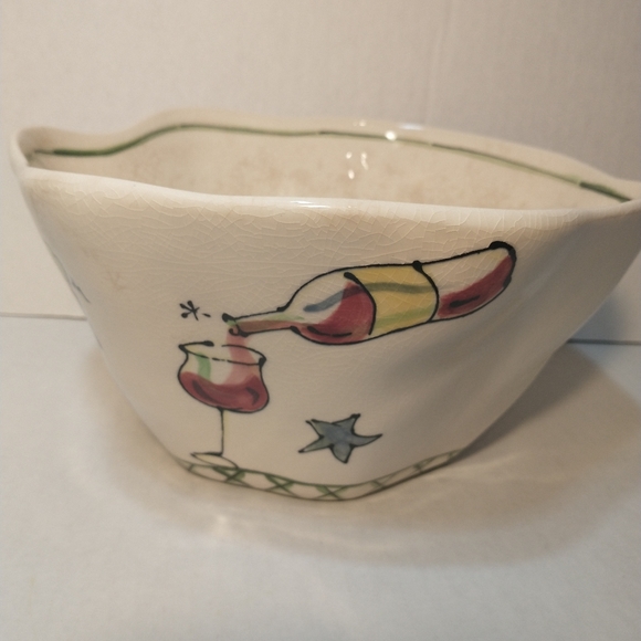 Julia Junkin PAPA Serving Bowl-CERTIFIED INTERNATIONAL  10" ROUND - Picture 5 of 15